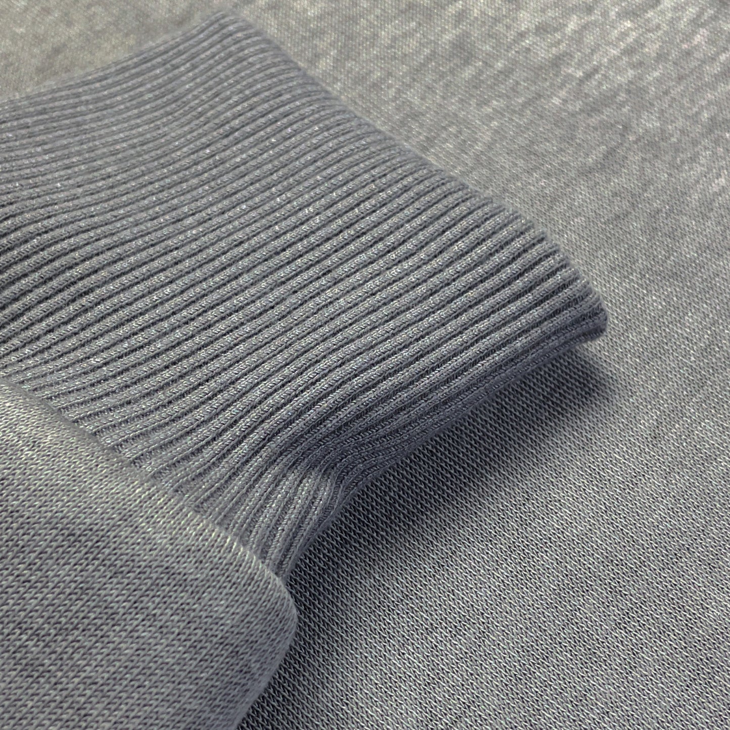 Heavyweight Grey cotton fabric texture close up