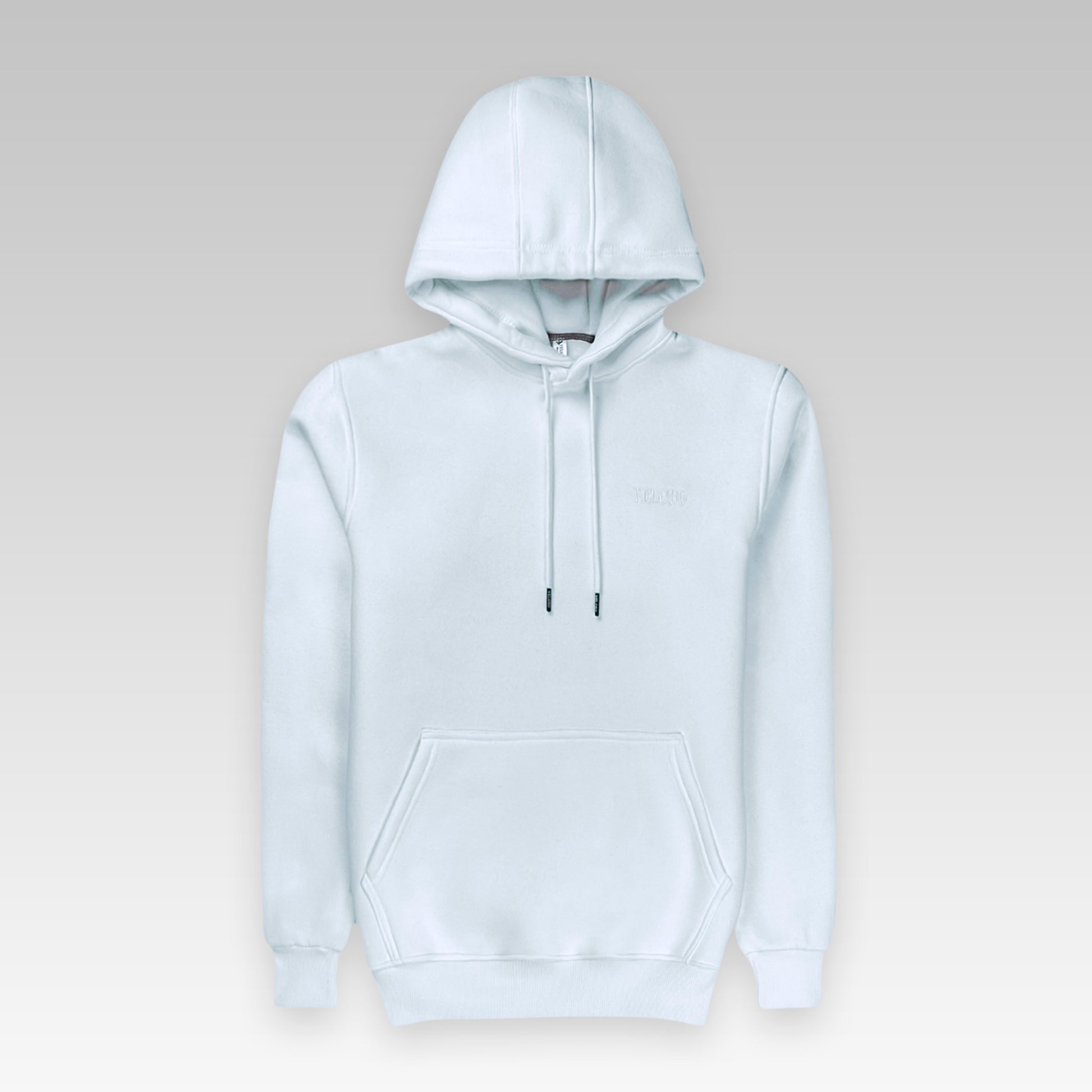 VELORO Premium Heavyweight Cotton Hoodie - Regular Fit - White