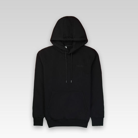 VELORO Premium Heavyweight Cotton Hoodie - Regular Fit - Black